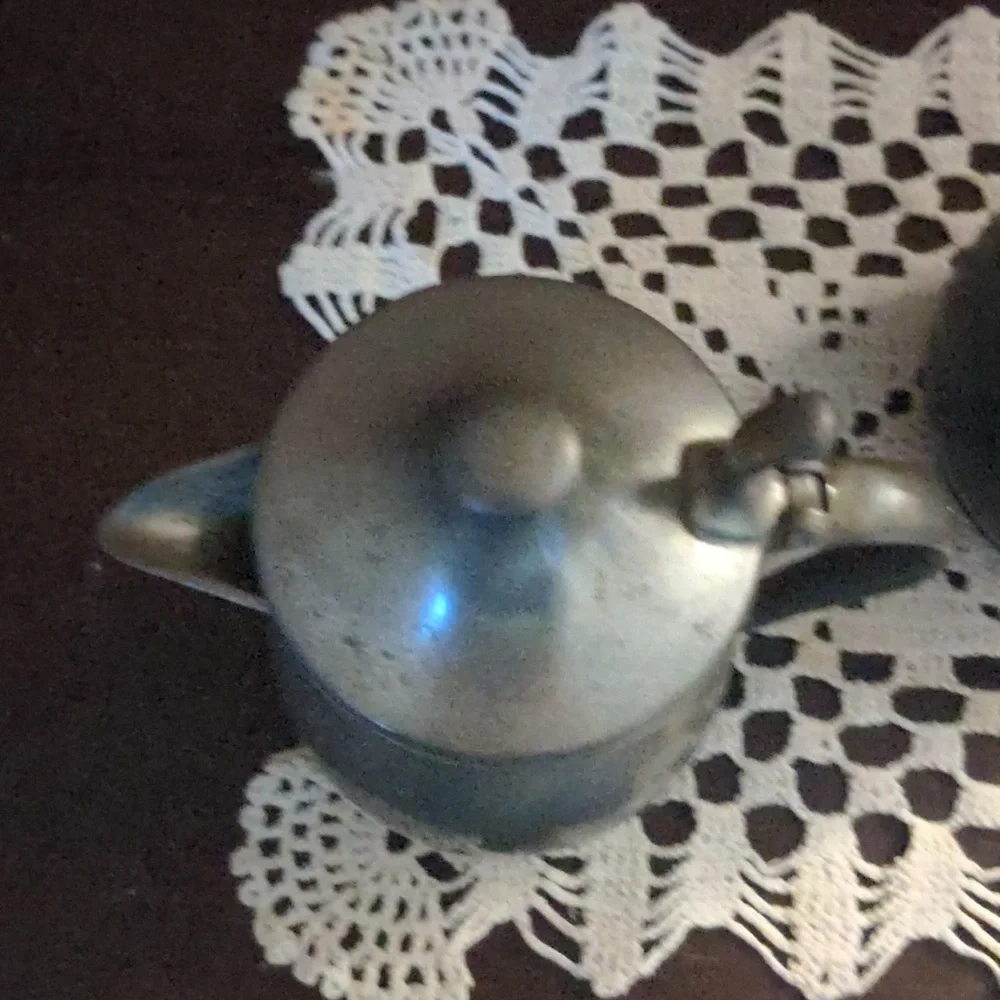 Vintage Pewter Creamer- Set of 2 Different Creamer Pitchers Woodbury Pewterers